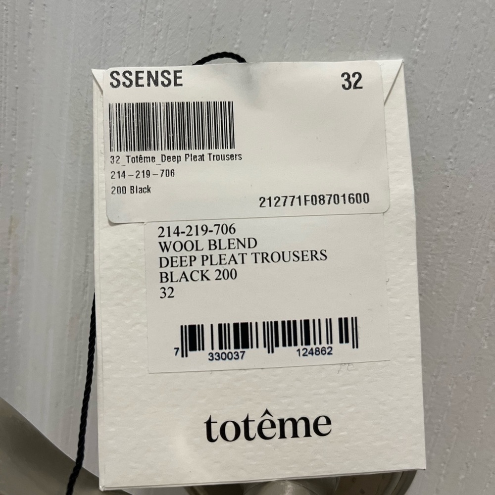 SOLD Toteme Deep Pleat Trousers - Picture 10 of 13